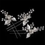 Dilsa Gold Tone Silver Hairpin