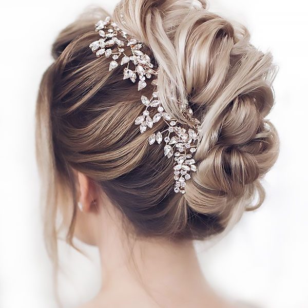 Hair vine, Swarovski crystal hair vine.