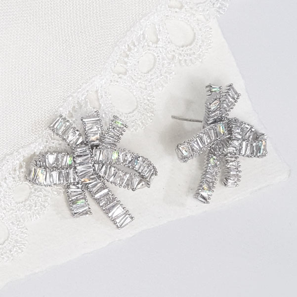 Baguette earrings